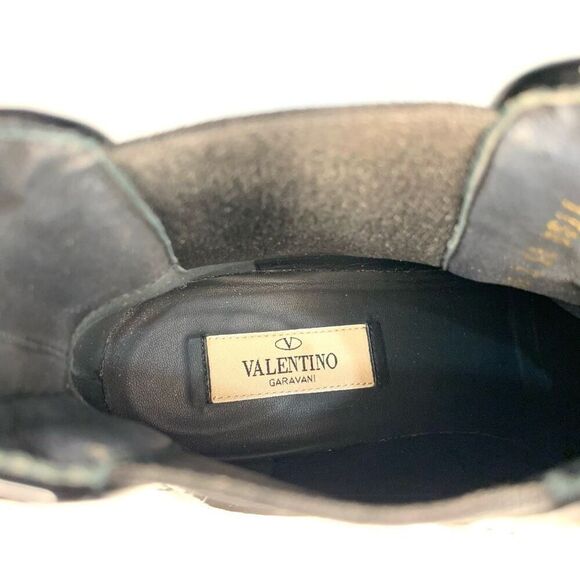 Valentino Garavani Rockstud Quilted Boots EU 38.5 US 8.5 Black Ankle Booties - Picture 6 of 9